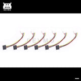 6X New Ide/Molex 4-Pin Male To Serial Ata Sata 15-Pin Female Power Adapter Cab