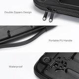 MOSISO Hard Shell Laptop Case Sleeve, 15.6 inch Computer Bag Compatible with MacBook, HP, Dell, Lenovo, Asus, Notebook, 16 inch Abstract Geometric Waterproof Carrying Case Bag with Strap, Black