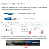 1/4 Inch To 3.5Mm Stereo Audio Cable, 6.35Mm To 3.5Mm Headphone Adapter, 1/4 To 1/8 Male To Male Aux Cord, 3.3Ft (1M) Long, For Guitar, Cellphone, Laptop, Switch, Home Theater Devices