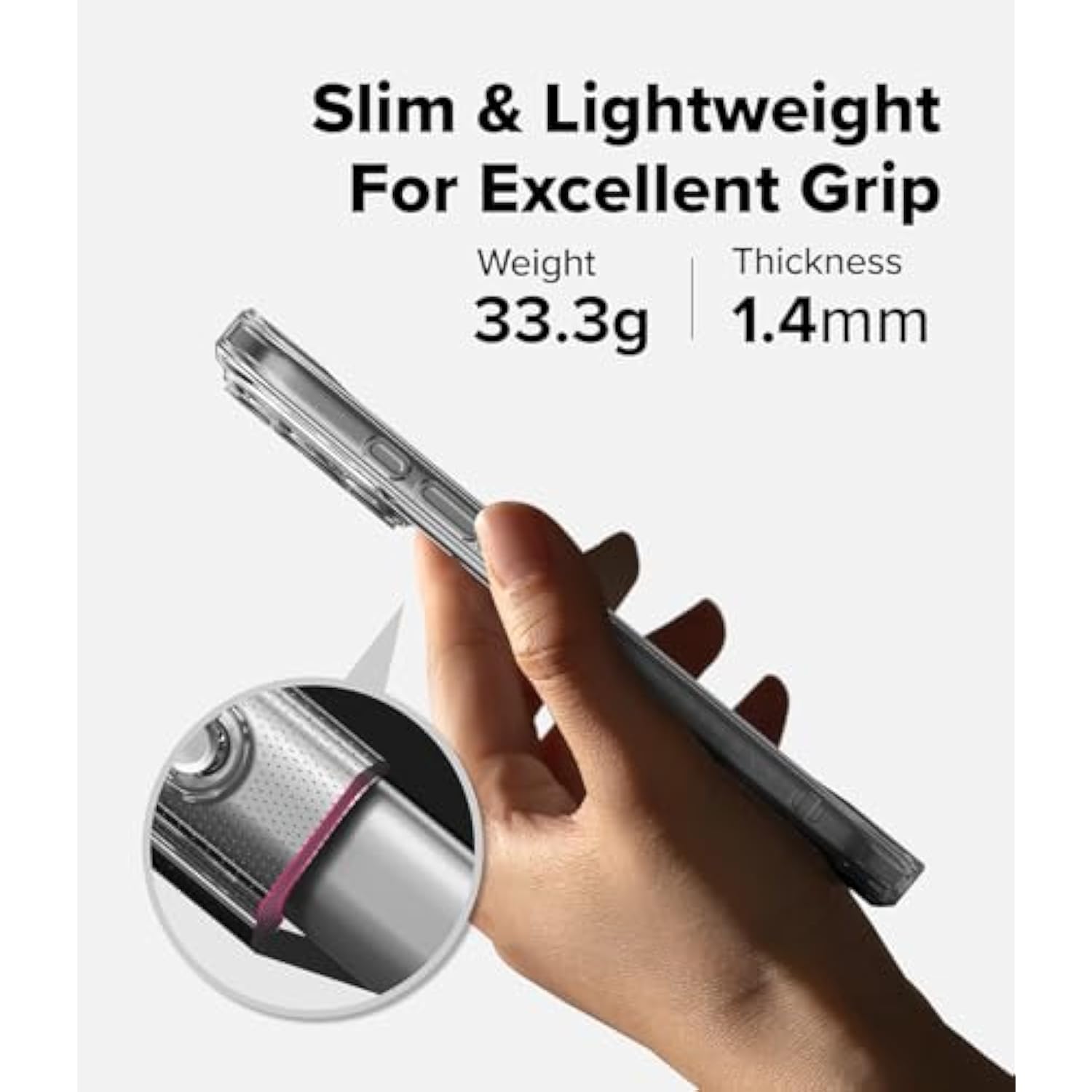 Ringke Fusion for iPhone 17 Pro Max Case, [Oil & Dirt Resistant] UV Coating for Scratch & Discoloration Resistant, Shockproof Air Pockets - Matte Clear