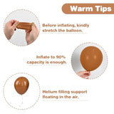 12Inch Brown Neutral Latex Balloons Wedding Fall Baby Shower Thanksgiving Decor