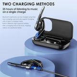 Bluetooth Headset V5.3, Wireless Earpiece With 1000Mah Charging Case, 96H Talktime, Hands Free Noise Canceling Headphones With Dual-Mic For Computer Cell Phones Trucker Home Office Work