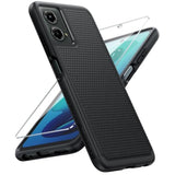 Moto G 5G 2024 Dual-Layer Rugged Shockproof Case Military Drop Protection Black