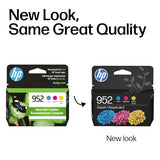 952 Cyan, Magenta, Yellow Ink Cartridges (3-Pack) | Works With Printer Series: Officejet 8702, Officejet Pro 7720, 7740, 8210, 8710, 8720, 8730, 8740 | Eligible For Instant Ink | N9K27An