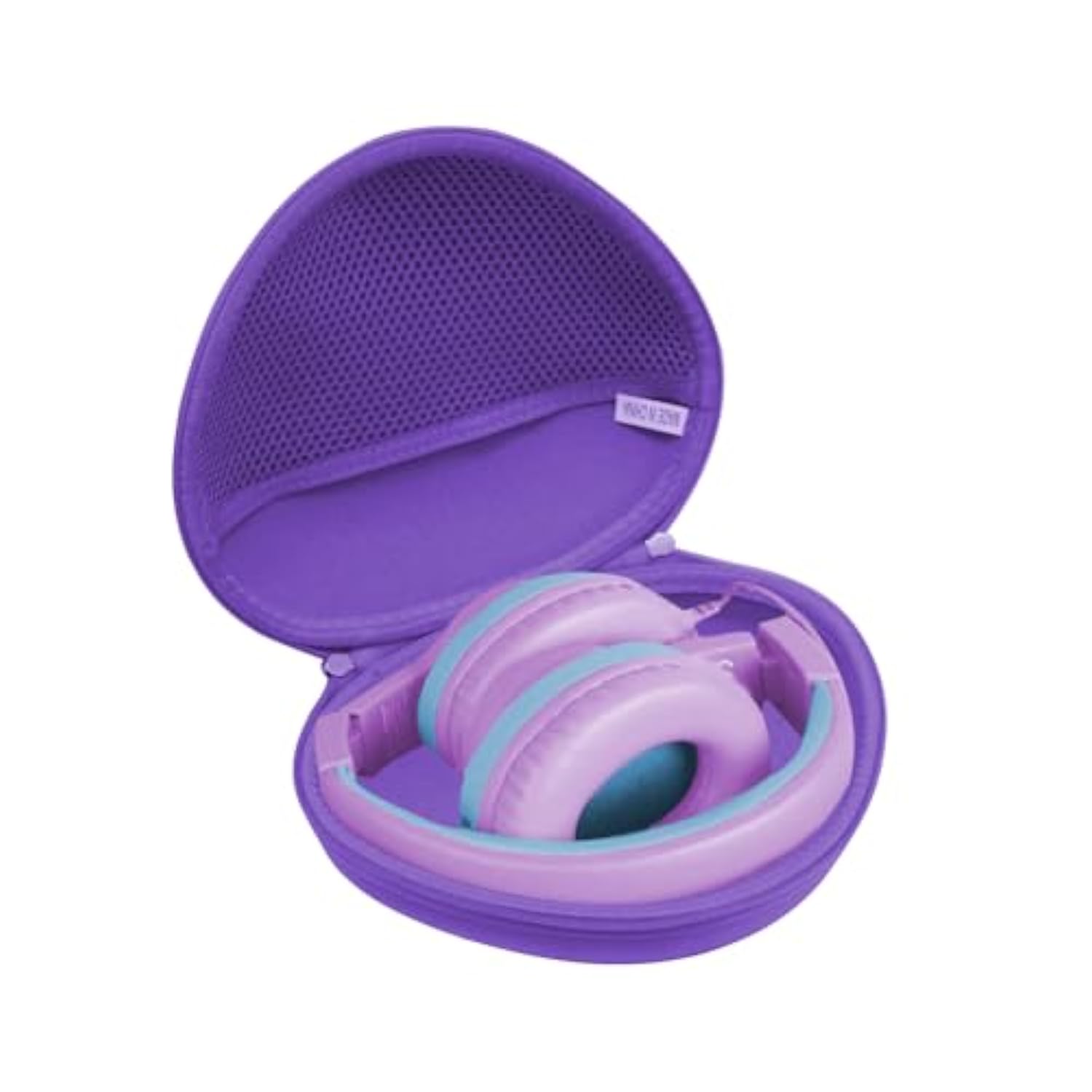 Hermitshell Hard Travel Case for iClever HS19 / iClever BTH12 Kids Headphones (Purple)