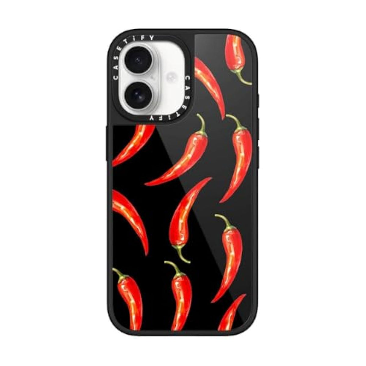 Glaze Iphone 17 Case [Glossy Finish/Compatible With Magsafe / 4.9 Ft. 1X Military Grade Drop Protection] - Chilli - Black