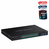 26-Port Industrial Gigabit L2 Managed Poe+ Switch, Ti-Rp262I, 1U 19 Rackmount, 24 X Gigabit Poe+ Ports, 2 X Sfp Slots (100/1000Base-Fx), Ip30, Vlan, Qos, 685W Poe Power Budget, Fanless