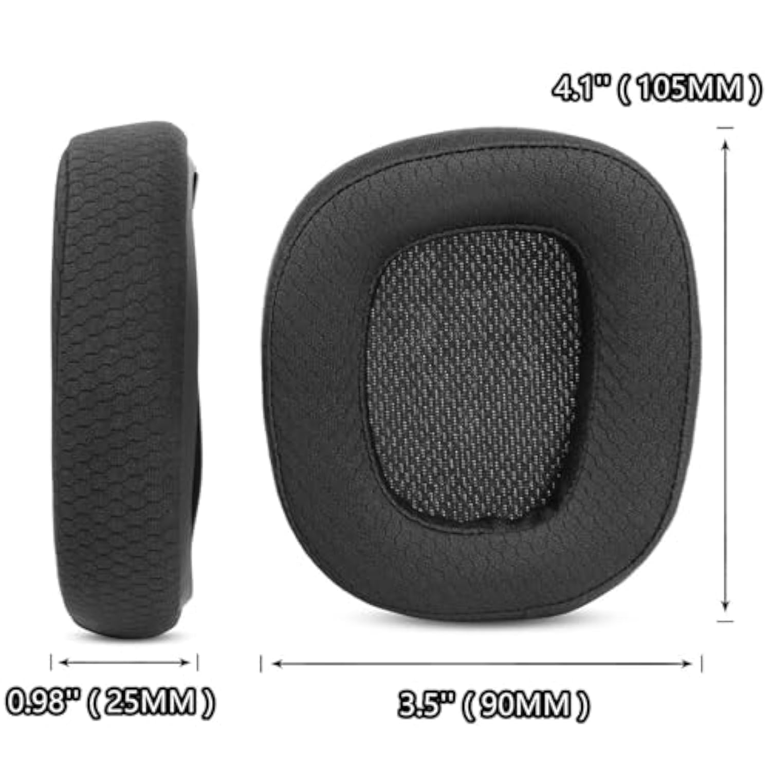 G933 G533 Upgraded Ear Pads Ear Cushions Replacement Compatible With Logitech G935 G933 G633 G533 G233 Wireless Gaming Headphone Fabric Earpads
