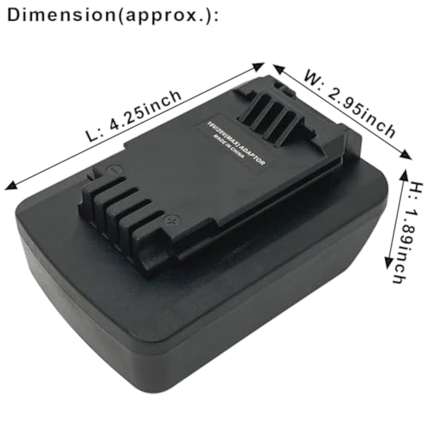 Battery Adapter to Use Dewalt 20V Max with Black+Decker, Porter Cable & Stanley