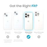 Speck MagSafe Case for iPhone 15 Pro - Drop & Camera Protection, Clear Phone Case, Wireless Charging Compatible, Fits All 6.1 Inch Models - Clear/Clear