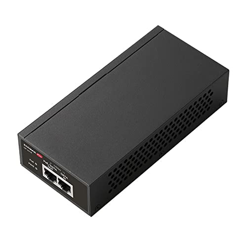 Pro Gigabit Poe+ 30W Injector Adapter, 2.5 Gbps, Adds Power To Poe Powered Device (Pd) For Up To 100 Meters (328Ft), Powers Ip Cameras, Ip Phones, Digital Signage And More, Gp-201It