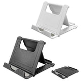 2 Pack Cell Phone Stand, Foldable Phone Holder For Desk Compatible With Phone 15 14 13 12 11 Pro Xs Xs Max Xr X 8, Nintendo Switch, All Phones, Black & White
