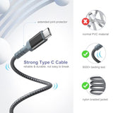 Adaptive Fast Charging Wall Charger With Usb C Cable 10Ft, Fast Charger Power Adapter Usb Type C Cable Fast Charging Compatible With Galaxy S25 S24 S23 S22 S21 S8 S9 S10 A15 A03S Android Phone