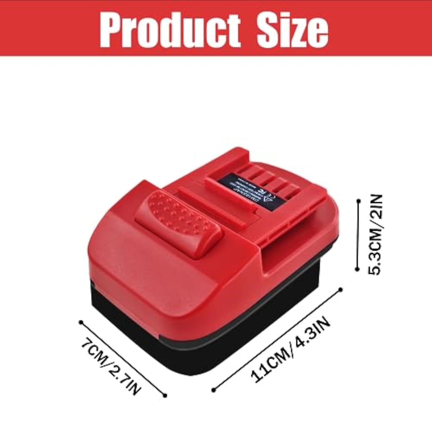 Battery Adapter For Snap On 18V Tools, For Milwaukee 18V M18 & For Dewalt 20V Lithium Battery Convert To For Snap-On 18V Li-Ion Battery Cordless Power Tool Ctb7185 Ctb8185 Ctb8187