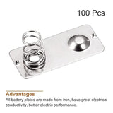 Battery Spring Plate Aa Battery Spring Contact Nickel Plate 24Mmx11Mm 100 Pcs