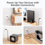 Cable Matters 2-Pack 2 Prong Vizio TV Power Cord Replacement - 6ft, NEMA 1-15P to IEC C7, Polarized AC Power Cord for PS2, TV, and More