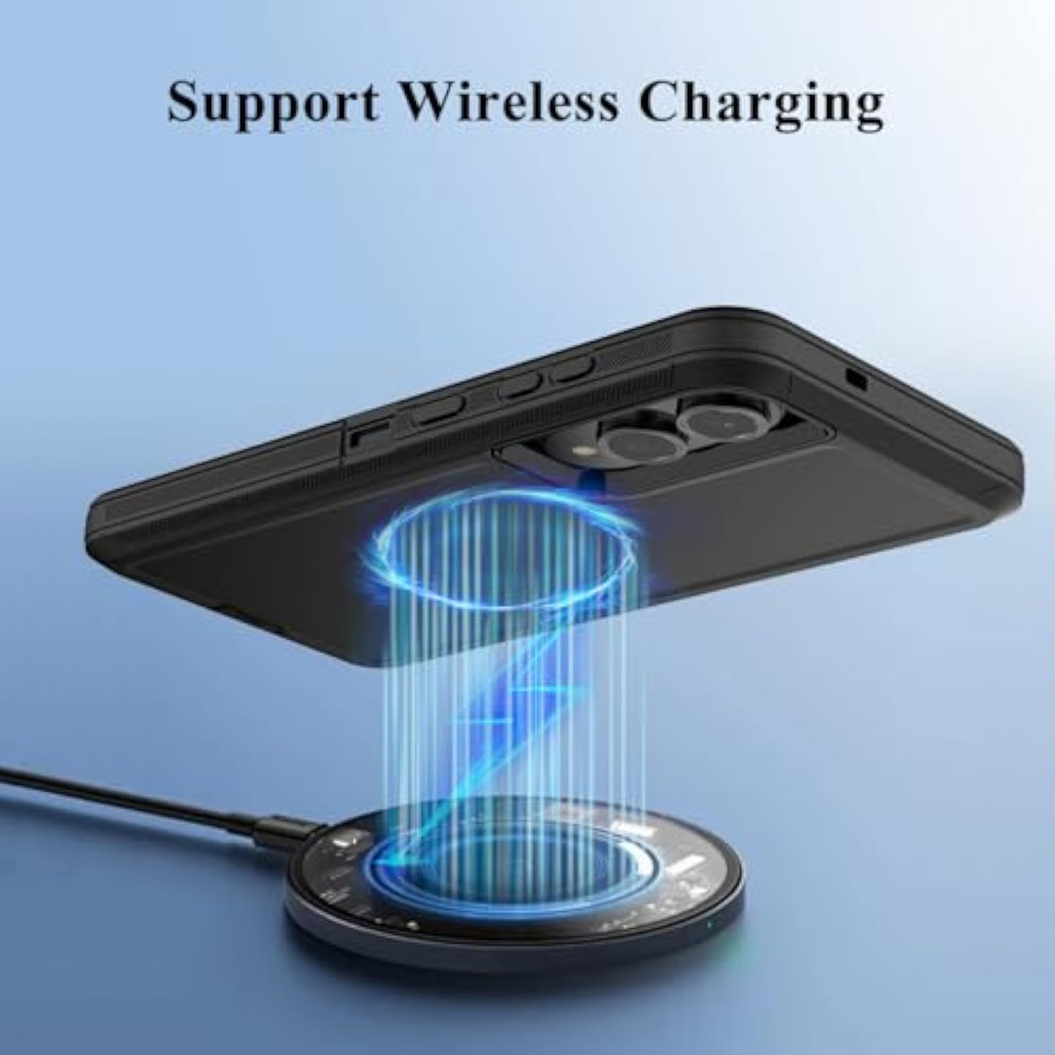 For Galaxy S25 Edge Case,3 Layers Military Grade Full Body Protection,[Without Screen Protector][Dustproof] Shockproof Rugged Non Slip Hard Cover For Samsung Galaxy S25 Edge,Black