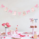 Coquette Bow Cowgirl Boots Banner Pink Western Cowgirl Boot Decor