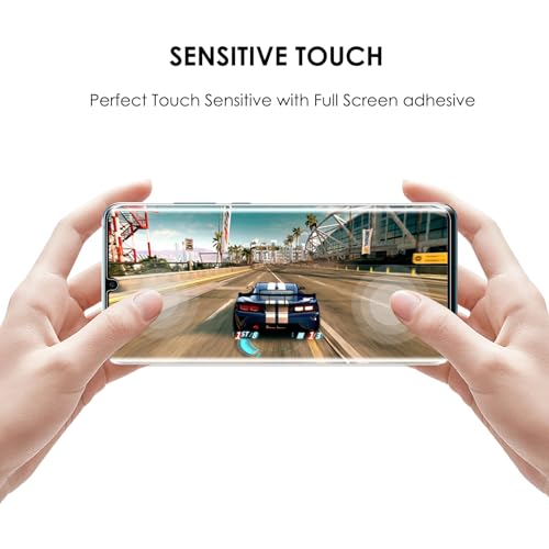 Screen Protector for P30 Pro [3 Pack],Tempered Glass UV Set,Edge to Edge Coverage,Sensitive Touch,Scratch Resistant,Fingerprint-ID Compatible