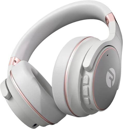 Everyday Bluetooth Headphones - Over The Ear, Active Noise Cancelling Wireless Headphones + Awareness Mode, Bluetooth Headset with Mic, 40 Hours of