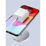 15W Magnetic Wireless Charger Fast Charging Pad 10Ft For Apple Magsafe Charger Iphone 16 Pr/15/14/13/12/Airpods, Usb C Cable Magnet Charging 10-Ft & Type-C Pd Block For Samsung S25 Ultra, 1Pack