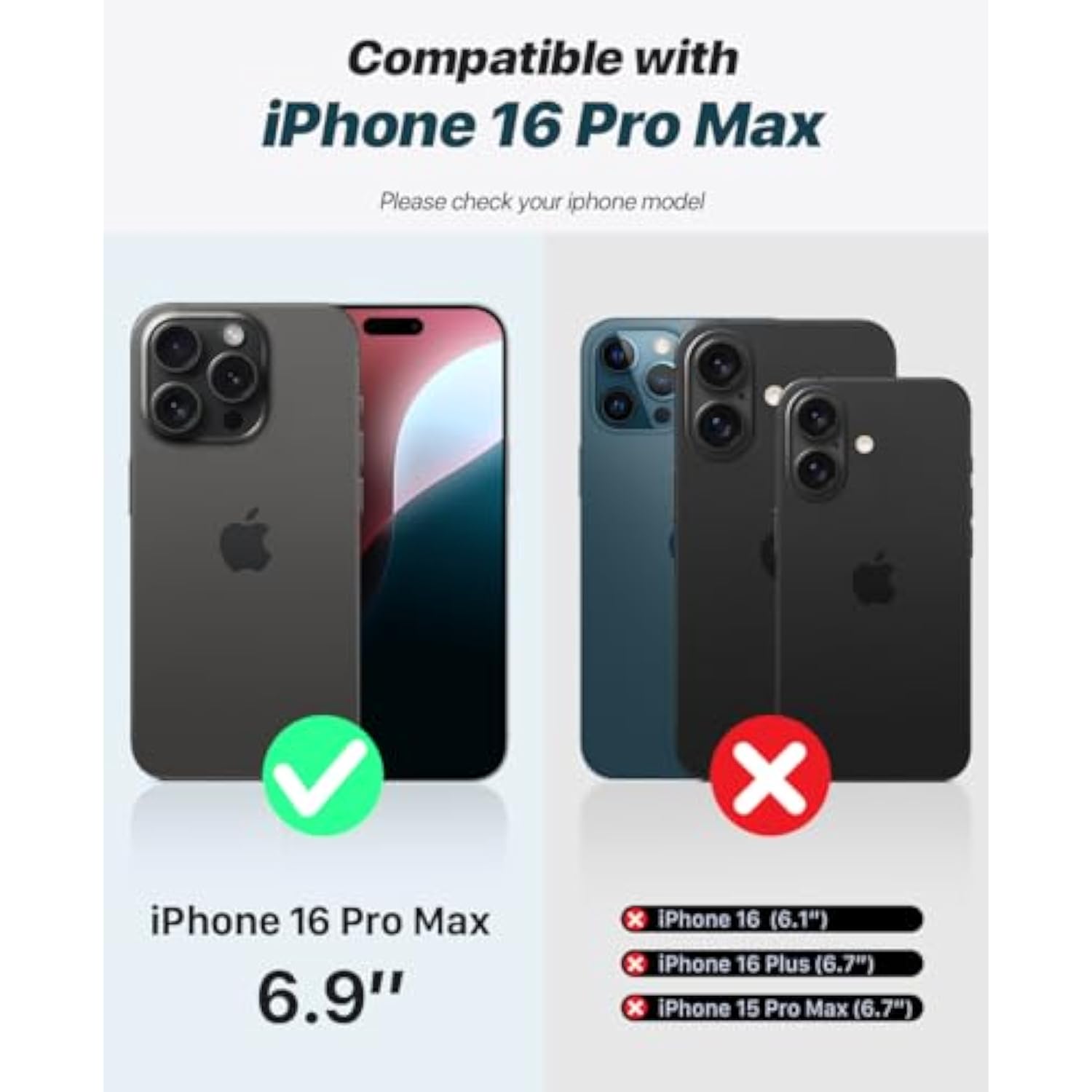 For Iphone 16 Pro Max Case Detachable Wallet Case With Card Holder, 2 In 1 Pu Leather Flip Folio With Rfid Blocking Stand Wrist Strap Shockproof Phone Cover 6.9 Inch 2024, Dark Brown