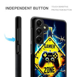 For Samsung Galaxy A16 Case 6.7? With Gamer Zone Four Corner Airbag Protection Design Soft Silicone Frame Personalized Pattern Case Compatible With Samsung Galaxy A16 For Men