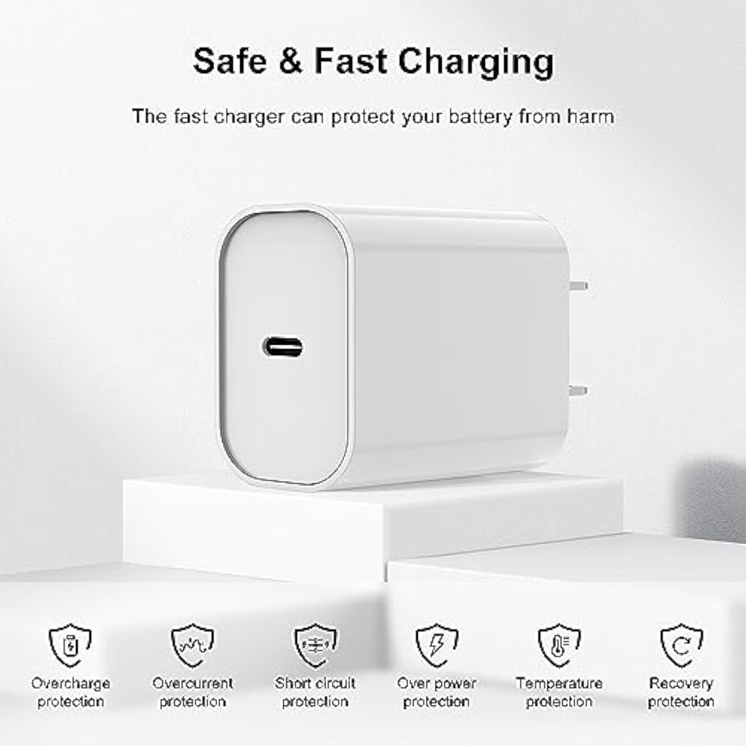 Fast Charger Cable 3Ft For Iphone 14 13 12,Certified Iphone Usb C Charger Fast Charging With 3Ft Type-C To Lightning Cable Compatible With Iphone 14 13 12 Pro Max Mini 11 Xs Xr X-White