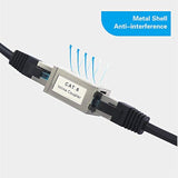 Rj45 Cat6 Coupler Shielded 10-Pack, Ethernet Cable Extender Cat6/Cat5E/Cat5 In