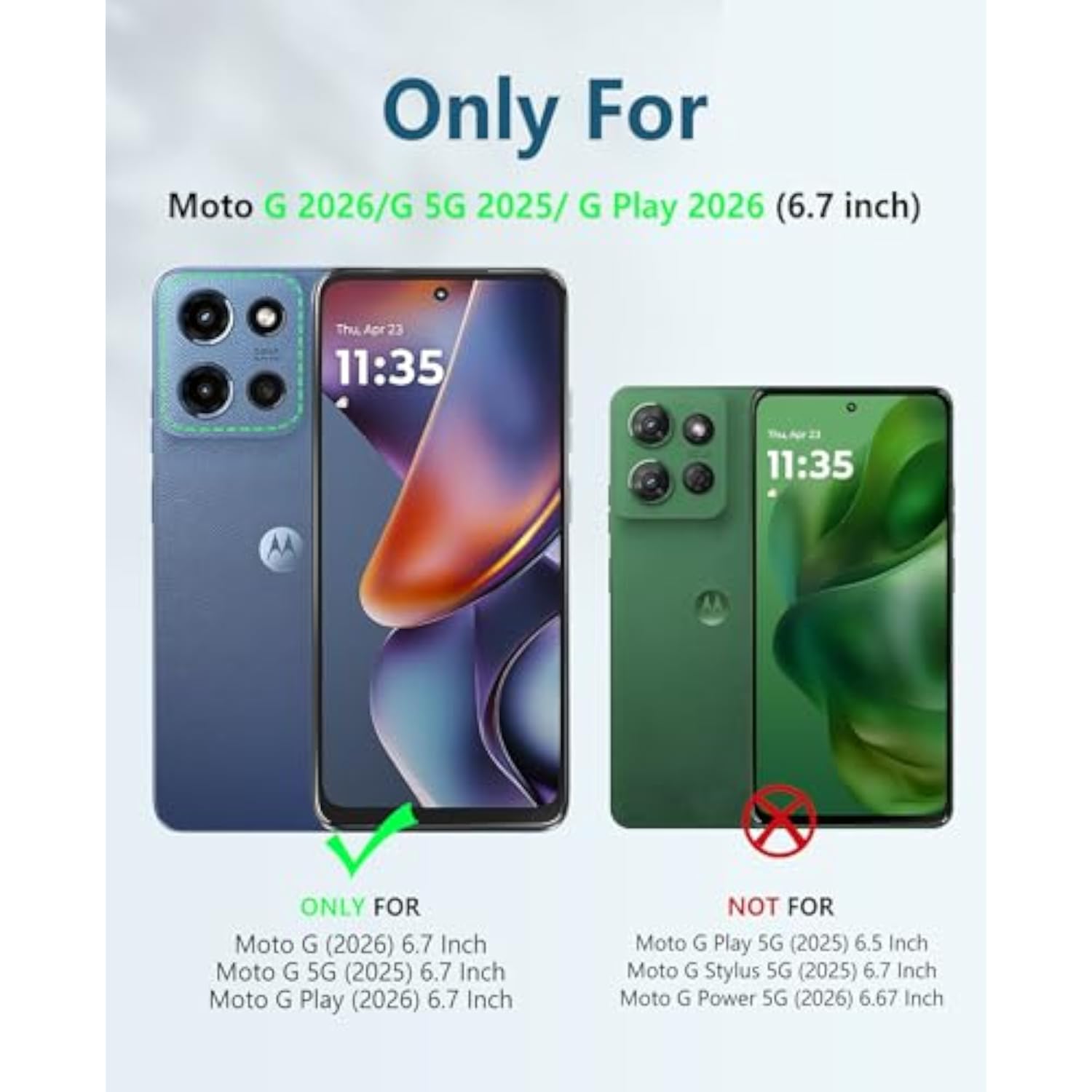 Motorola G 2026 Phone Case and G 2025 Case Compatible with Moto G 5G 2025 Cover