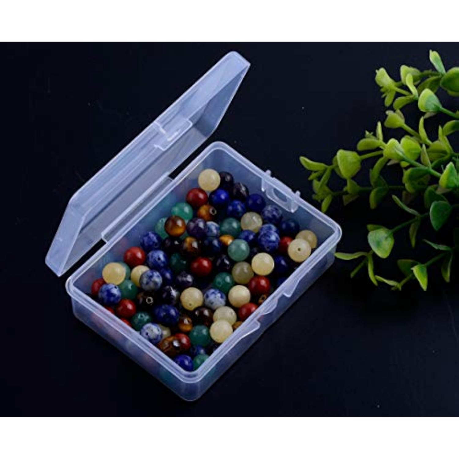 100pcs 8mm 7 Chakra Natural Stone Beads for DIY Bracelets & Jewelry