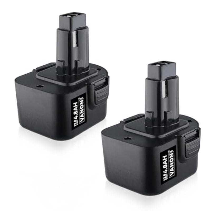 4.8Ah 12V Nimh Replacement For Dewalt 12V Battery Dw9071 Dw9072 Dc9071 De9037 De9071 De9072 De9074 De9075 152250-27 397745-01 2 Pack
