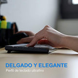 Periboard-326Es Mini Teclado Usb Retroiluminado Con Teclas De Corto Recorrido - Qwerty Español