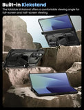 Armorbox for  Galaxy Z Fold 7 Case with Stand, 9H+ Tempered Glass Screen Protector [Hinge Protection] Full-Body Heavy Duty Rugged Shockproof