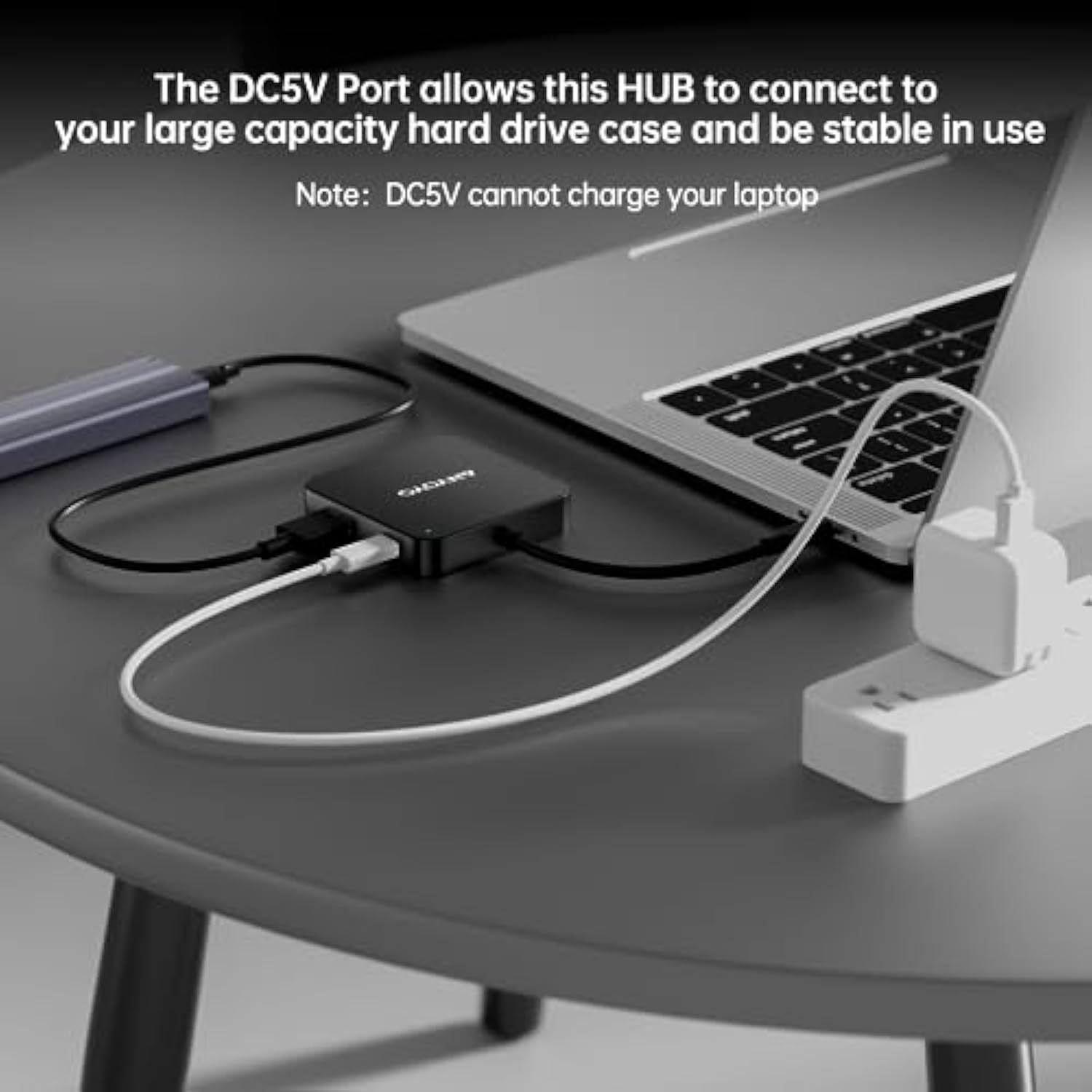 6 In 1 Adapter With 4K 30Hz Hdmi, 100W Pd, 3 Usb A 3.0, 1 Usb C For Macbook Pr