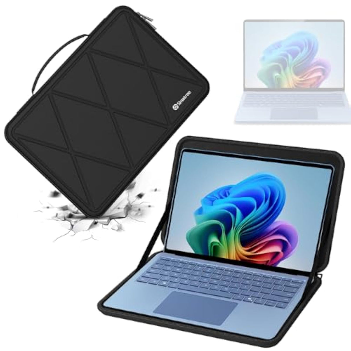 Smatree Hard Protective Sleeve Compatible for 13.3 inch HP EliteBook 8 Flip G1i,for 13.8 inch Microsoft Surface Laptop Copilot+PC/Surface Laptop 7,for 13.3inch DELL Latitude 7340 or 2-in-1 Case(X8032)