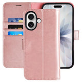 Rosegold Wallet Case for iPhone 17 with 3 Card Slots
