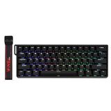 Aula WIN60 HE 60% Wired Magnetic Keyboard with Adjustable Actuation, 8000 Hz Polling Rate, Hall Effect Switches, Hot-Swap, for FPS Games (Black)