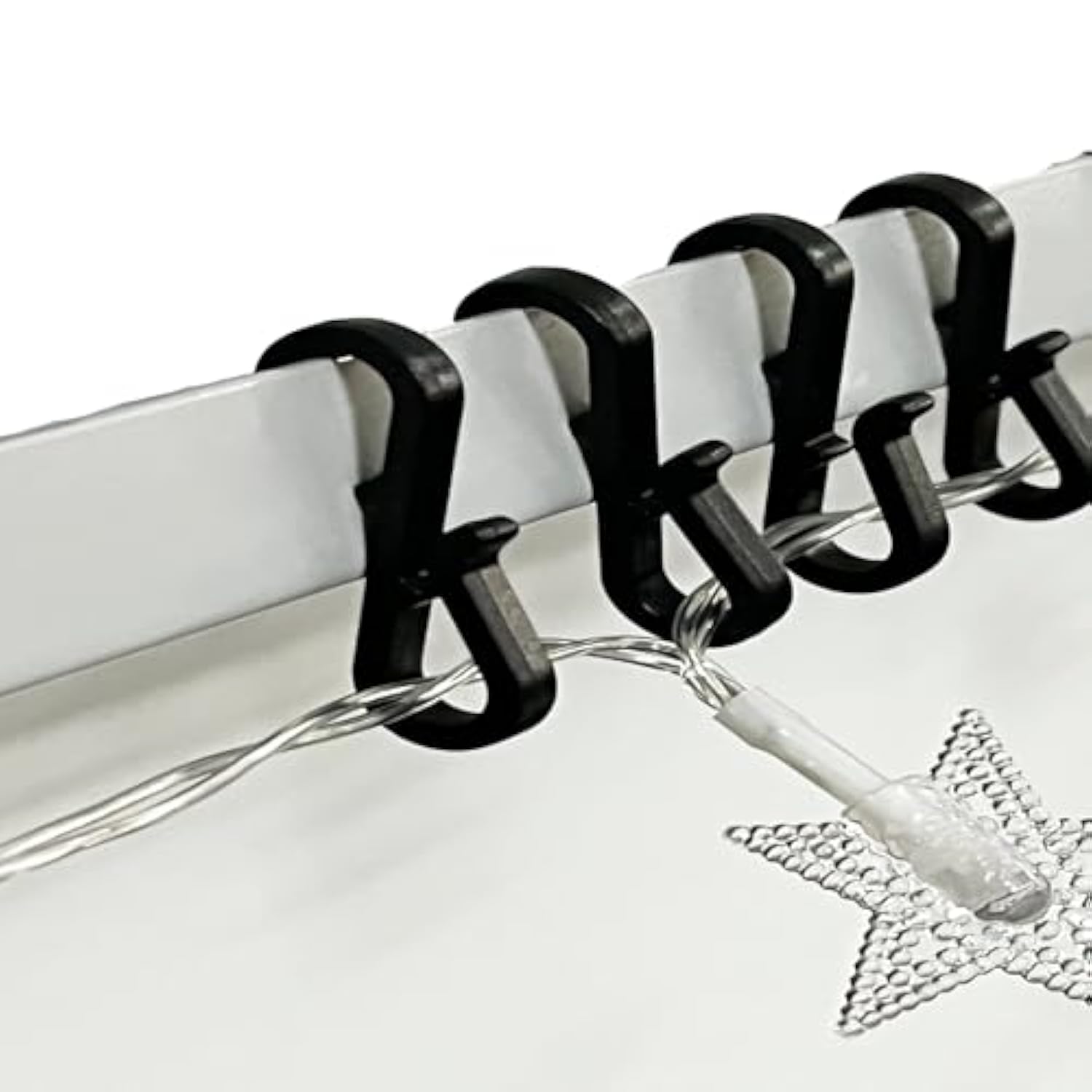 Pack Of 100 Holiday Light Clips Christmas Light Clips Outdoor Hang String Lights Clips Hooks For Christmas Decoration String Lights Weatherproof Outdoor Lights Clips For Halloween Xmas