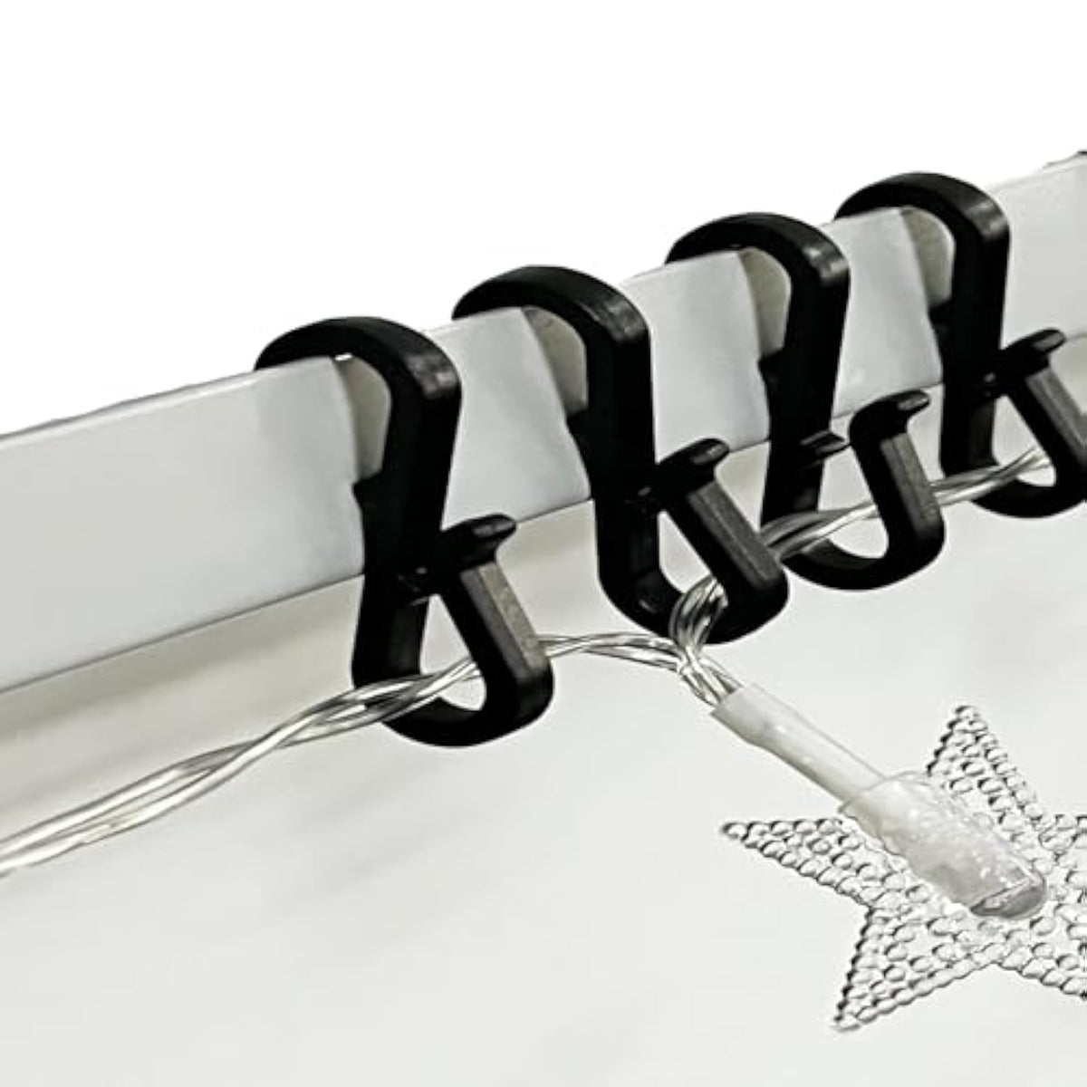 Pack Of 100 Holiday Light Clips Christmas Light Clips Outdoor Hang String Lights Clips Hooks For Christmas Decoration String Lights Weatherproof Outdoor Lights Clips For Halloween Xmas