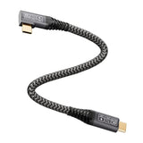 Short Usb C To Usb C Cable 1.65Ft, Usb C 3.2 Gen 2 Cable 20Gbps Data Transferring Cord 4K 100W Pd Charging Compatible With Thunderbolt 3/4 Samsung T7/T5/X5 Ssd, Macbook Pro/Air, Monitor…