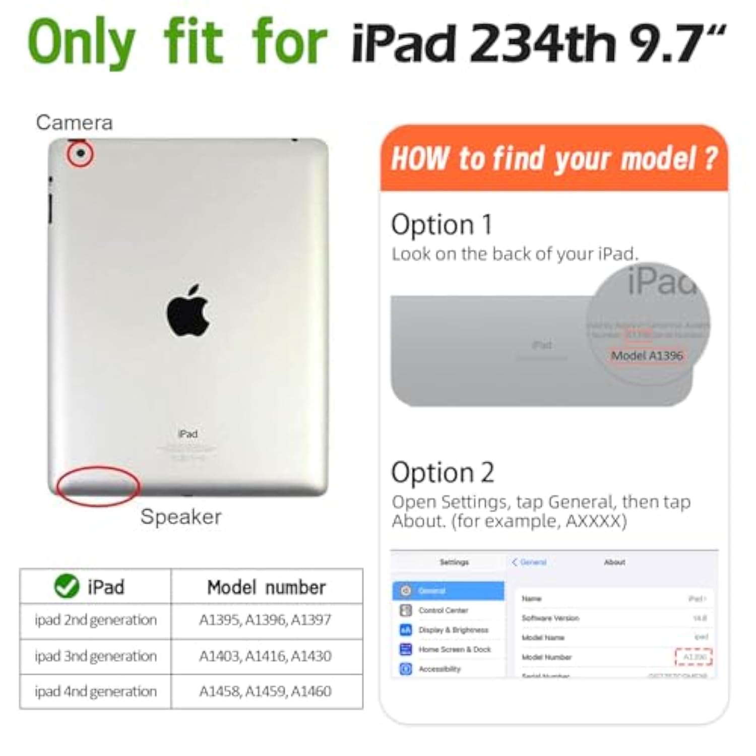 Kids Case For Ipad 2 3 4 (Old Model) 9.7 Inch - Light Weight Shock Proof Convertible Handle Stand Kids Friendly For Ipad 2, Ipad 3Rd Generation, Ipad 4Th Generation Tablet - Blue