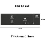 Keyboard Foam, Sound Dampening Foam For Mechanical Keyboard Bottom, Made Of Le-20 Poron, Black (H 3Mm)