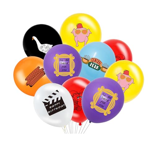 24pcs Friend Friends Birthday Party Balloons, Colorful Friendship Part Balloons