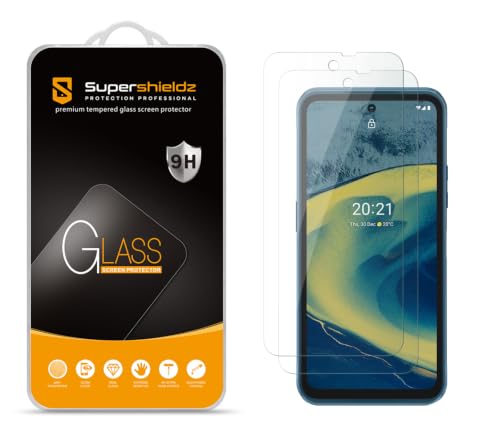 (2 Pack) Designed for Nokia XR20 Tempered Glass Screen Protector, Anti Scratch, Bubble Free