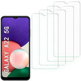 [4 Pack] Screen Protector Compatible with  Galaxy A22 5G,Scratch Resistant,Easy-Install,Bubble Free,Anti-Fingerprint,Tempered Glass Compatible