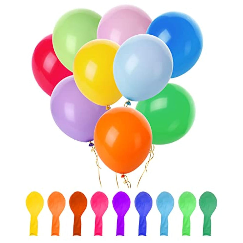 - Balloons, 12 Inch, 54 Pack, Vibrant Colors, Party Balloons