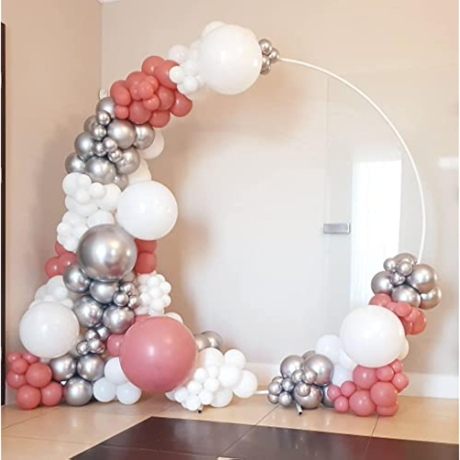 Pastel Pink Balloons 110Pcs Baby Pink Balloon Garland Arch Kit 5/10/12