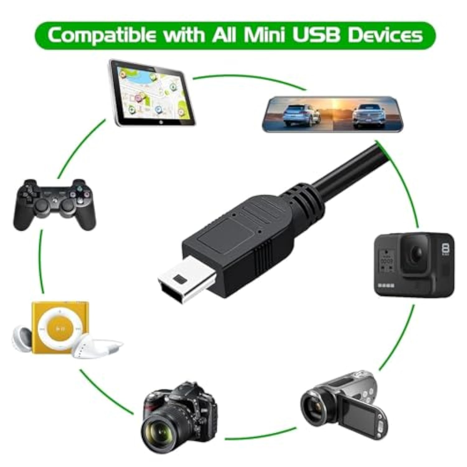 Replacement Usb Computer Pc Data Sync Transfer Charger Cable Cord For Seagate Freeagent Desk 1 Tb Usb 2.0 Desktop External Hard Drive St310005Fda2E1-Rk