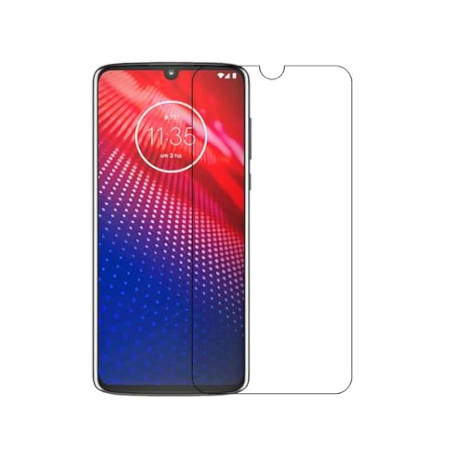 [2 Pack] For Motorola Moto Z4 Xt1980 6.4" Xt1980-3 Xt1980-4 Tempered Glass Screen Protector 9H High Clear Frontier Film